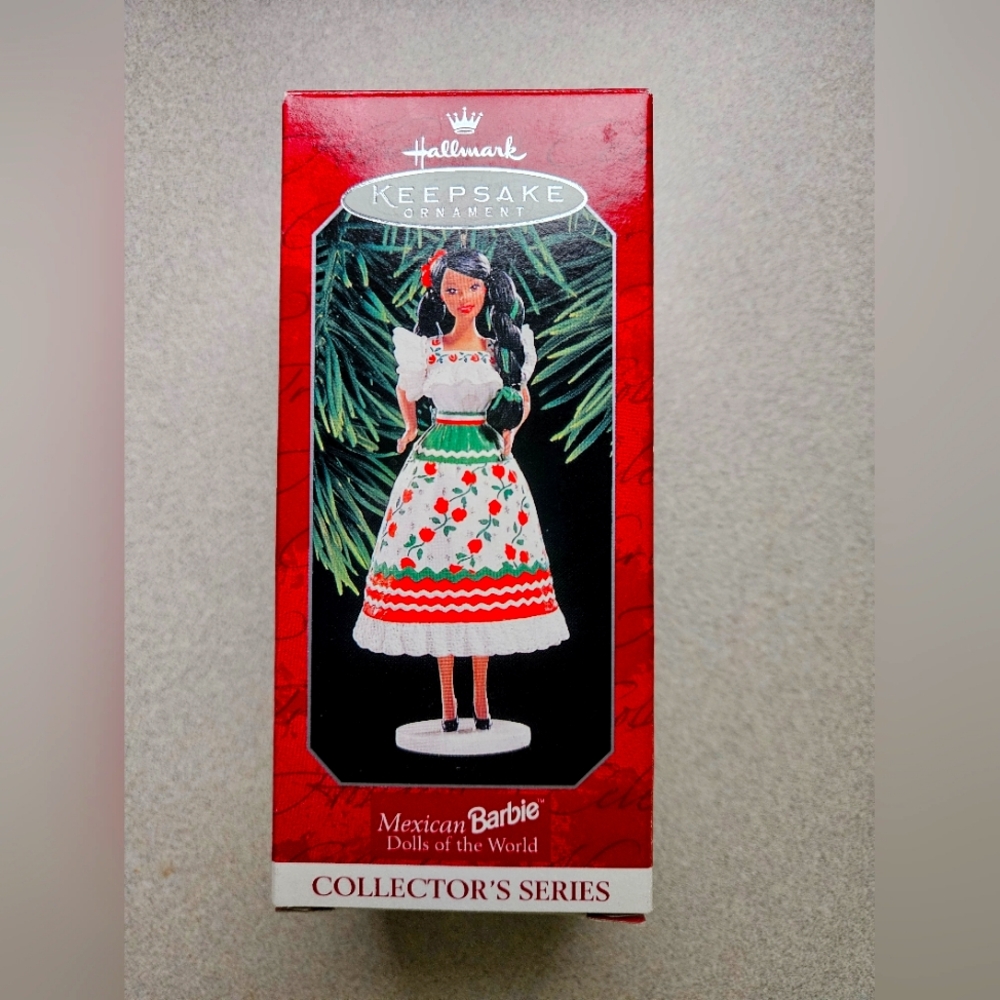 Hallmark Barbie Ornament Mexican Barbie